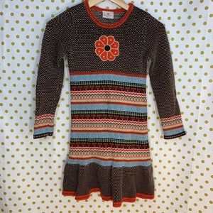 Hanna Andersson knit sweater dress size 8